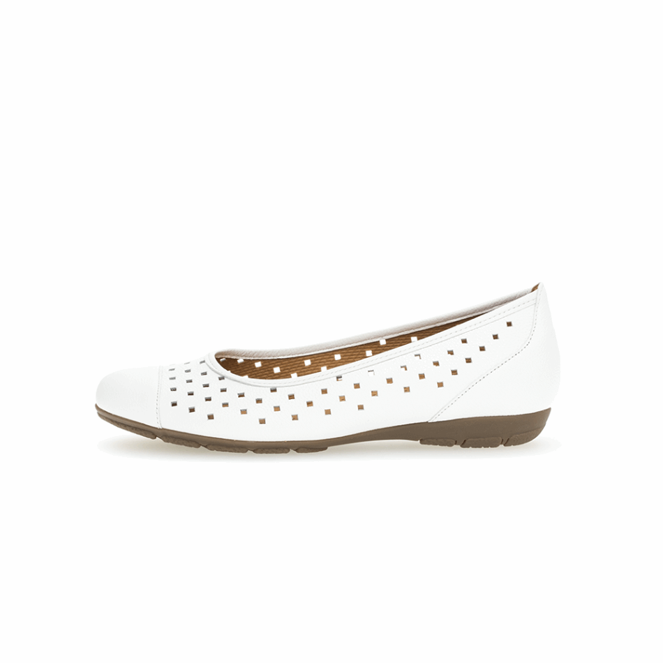 Gabour | Perf Blanche Exclusive Ballerine